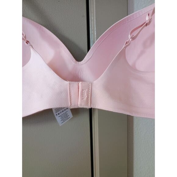 Knix WingWoman Contour Wireless Bra minimalist quiet Luxury rosey pink cleangirl - Picture 6 of 9